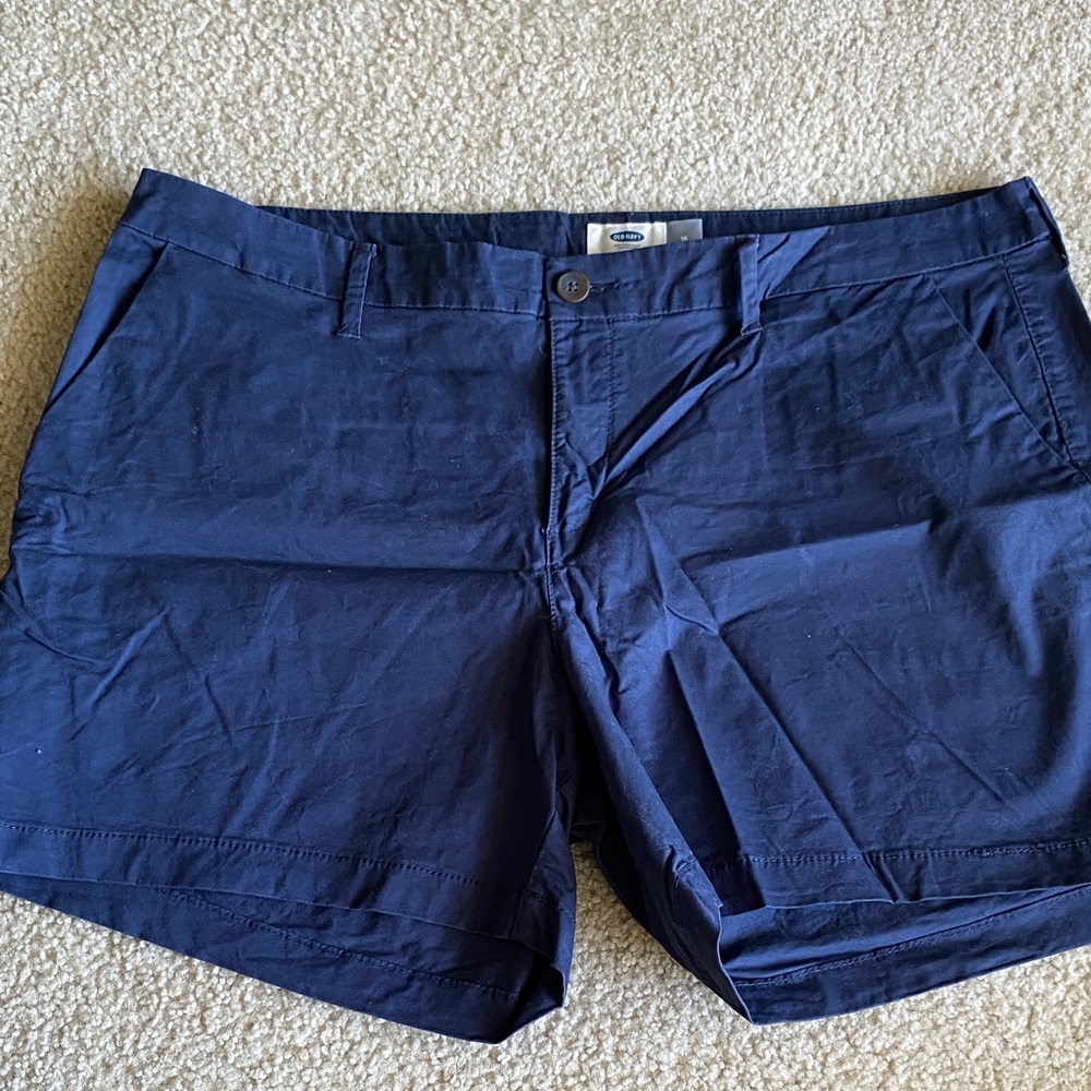 Old Navy Dark Blue Women's Bermudas